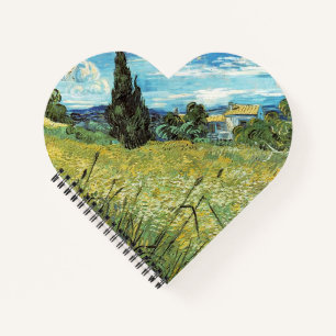 Grünes Weizenfeld Vincent van Gogh    Notizbuch