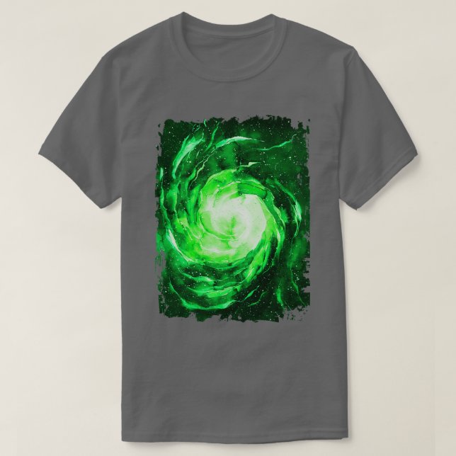 Grünes Zeitportal T-Shirt (Design vorne)