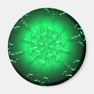 Grünes Ziermagnet Magnet