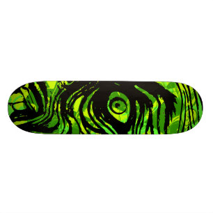 Grünes Zombie-Skate-Brett Skateboard