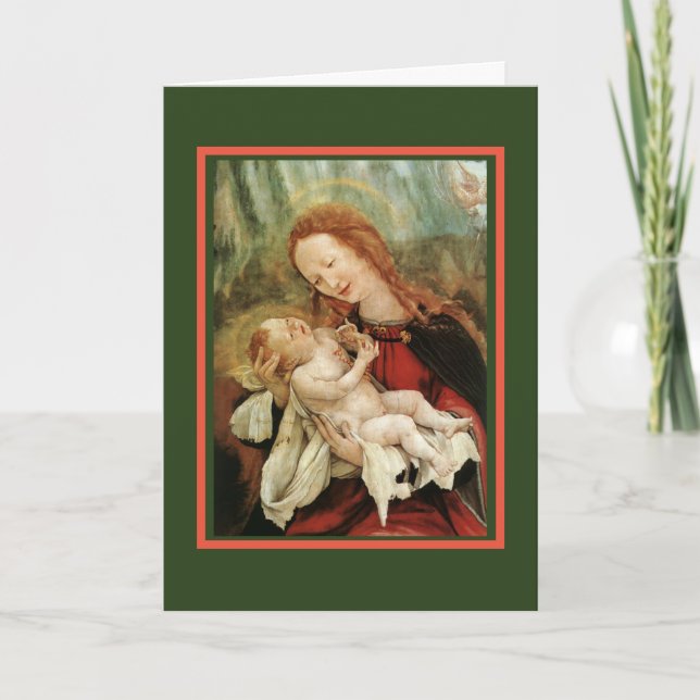 GRUNEWALD CHRISTMAS CARD "FROHE WEIHNACHTEN" (Vorderseite)