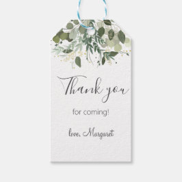 Grünfoliage Eucalyptus Gift Tags Geschenkanhänger