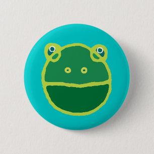 Grünfrosch Button