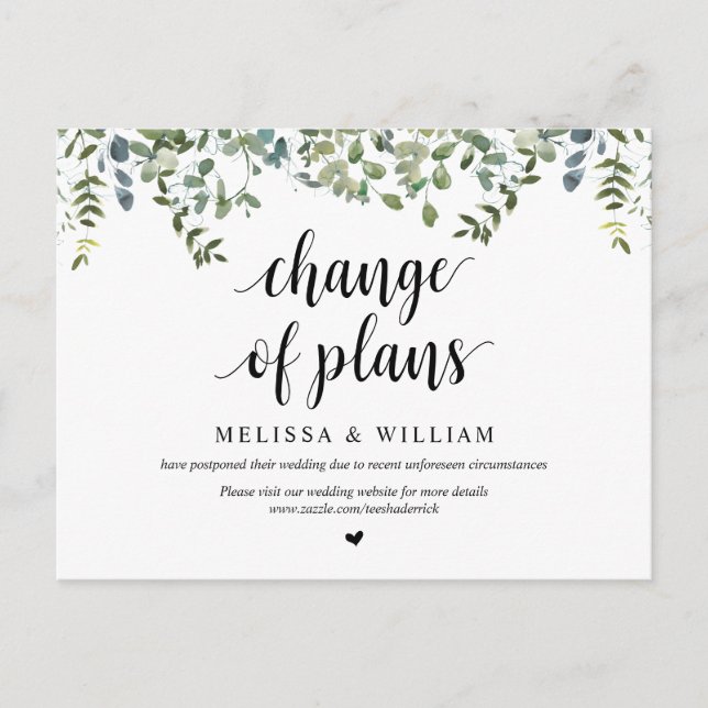 Grüngarten, Planänderung, Zurückgestellt Postkarte (Vorderseite)