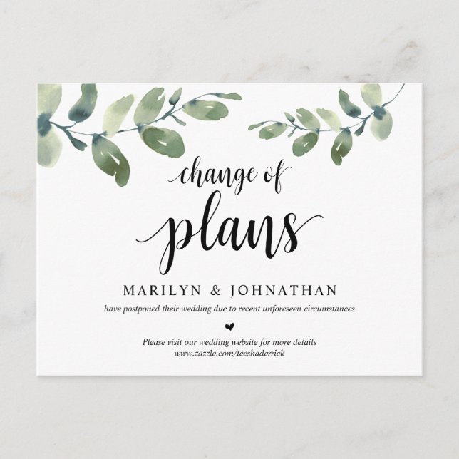 Grüngarten, Planänderung, Zurückgestellt Postkarte (Vorderseite)