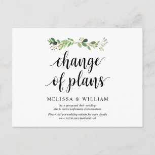 Grüngarten, Planänderung, Zurückgestellt Postkarte