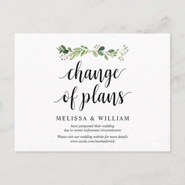 Grüngarten, Planänderung, Zurückgestellt Postkarte (Vorderseite)