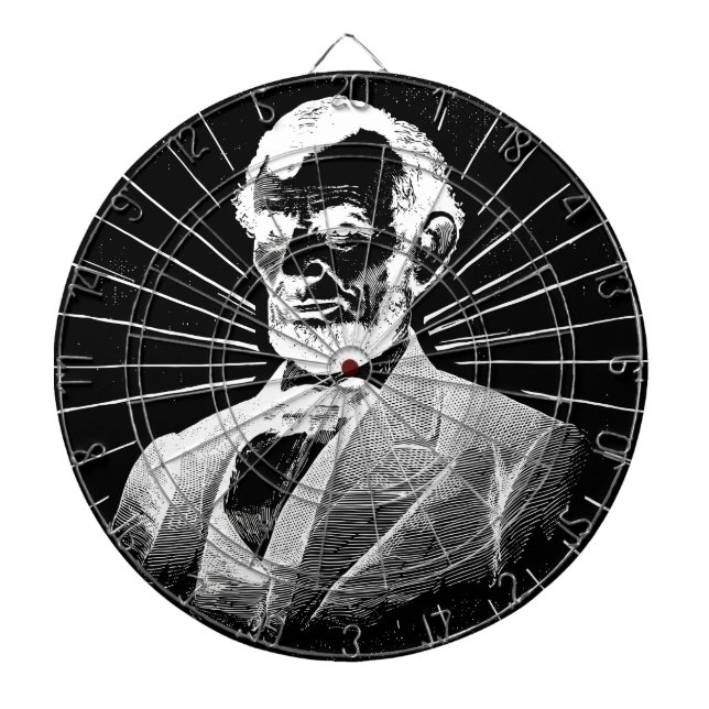 grunge abraham lincoln dartscheibe (vorne)