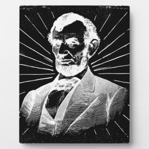 grunge abraham lincoln fotoplatte