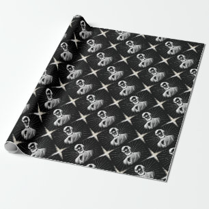 grunge abraham lincoln geschenkpapier