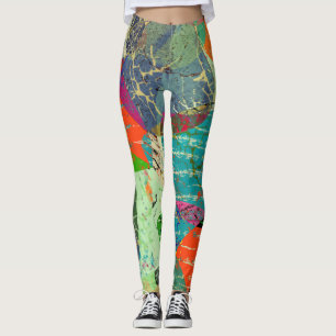 Grunge, abstrakt leggings