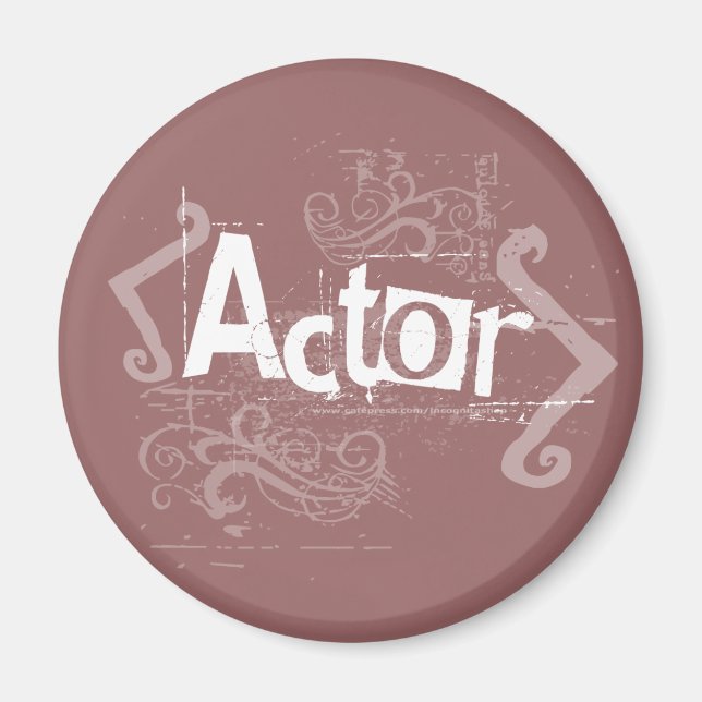 Grunge Actor Magnet (Vorne)