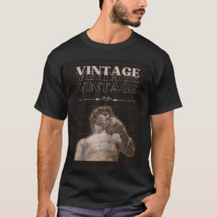 Grunge Ästhetik Vintag David Statue Art Design T-Shirt