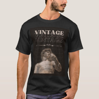 Grunge-Ästhetik Vintage-David-Statue-Art-Design T-Shirt