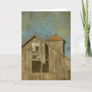 Grunge Barn Karte