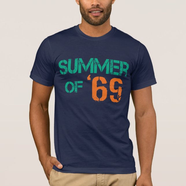 Grunge beunruhigter Sommer von 'T-Shirt 69 T-Shirt (Vorderseite)