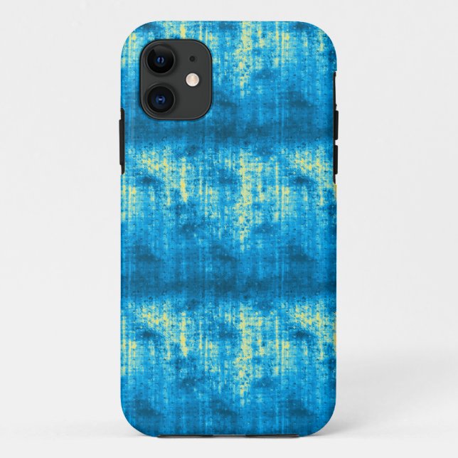 Grunge Blue Case-Mate iPhone Hülle (Rückseite)
