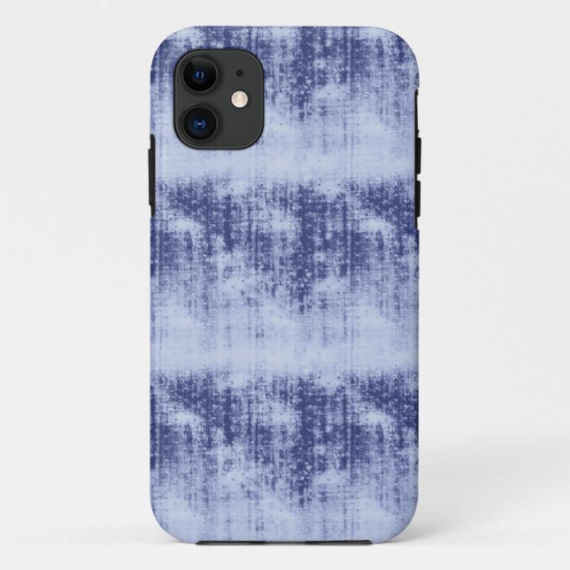 Grunge Blue Stars Case-Mate iPhone Hülle (Rückseite)