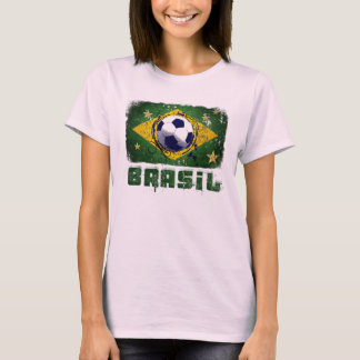 Grunge brazil-Geschenke für Fußball T-Shirt