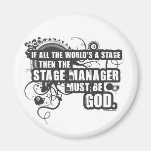 Grunge Bühne Manager Magnet