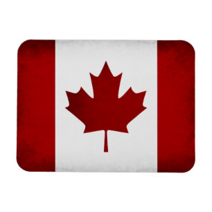 Grunge Canadian Flag Magnet