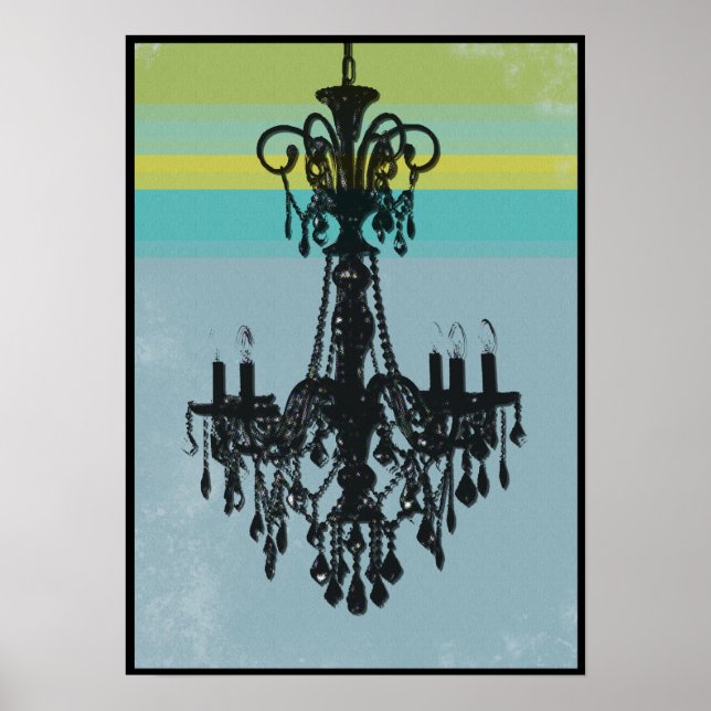 Grunge Chandelier Poster (Vorne)