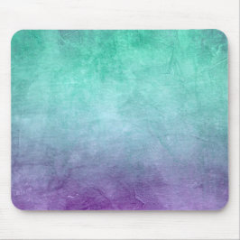 Grunge Colors - Aquamarin und Lila Mousepad