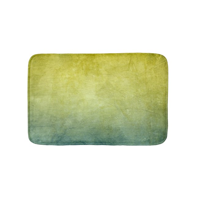 Grunge Colors - Gelb & Blau Badematte (Vorderseite)