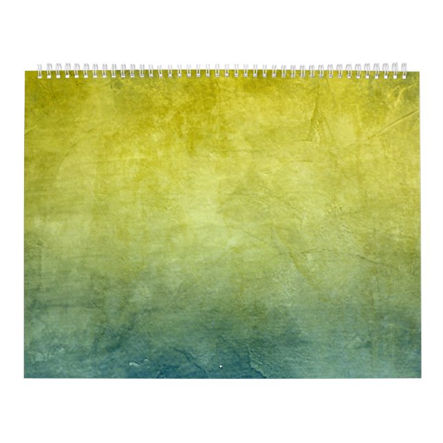 Grunge Colors - Gelb & Blau Kalender (Titelbild)