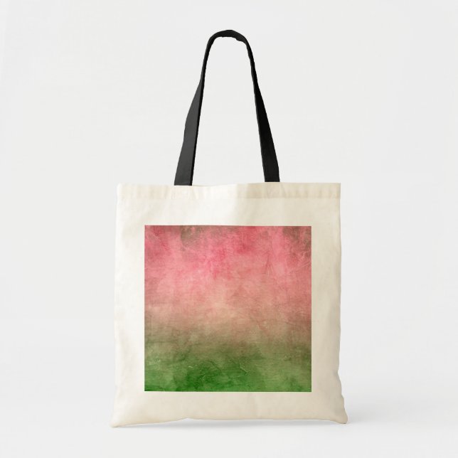 Grunge Colors - Rose Pink & Green Tragetasche (Vorne)