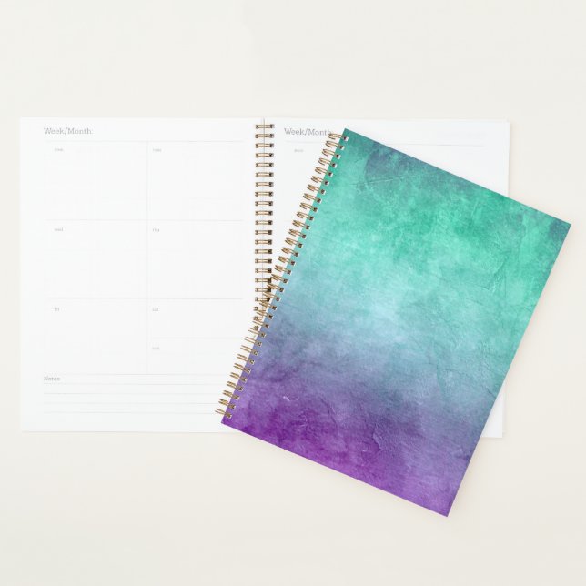 Grunge Colors - Teal & Purple Planer (Anzeige)