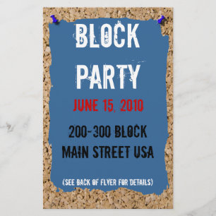 Grunge Cork Frame Foto Flyer