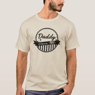 Grunge Daddy Seit Jahr Banner Kreis T-Shirt