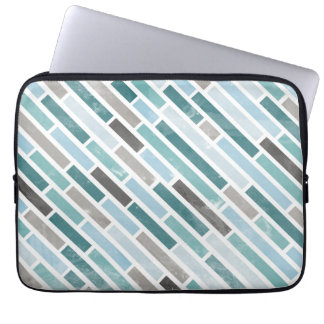 Grunge Diagonal Stripe Muster Laptopschutzhülle