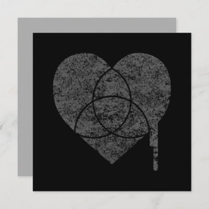 Grunge-Diagramm Einladung