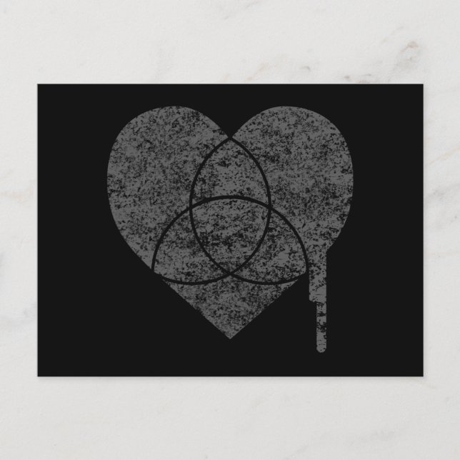 Grunge-Diagramm Postkarte (Vorderseite)