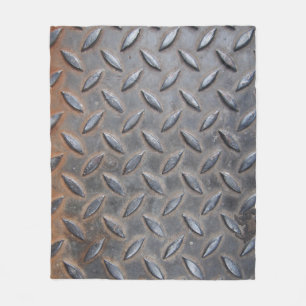 Grunge Diamantmetalle, geschweißte Stahlstruktur. Fleecedecke