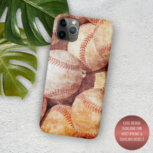 Grunge Dirty Vintag Worldcup Baseball Sport Balls Case-Mate iPhone Hülle