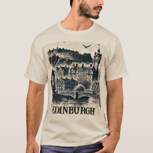 Grunge Edinburgh Schottland T-Shirt