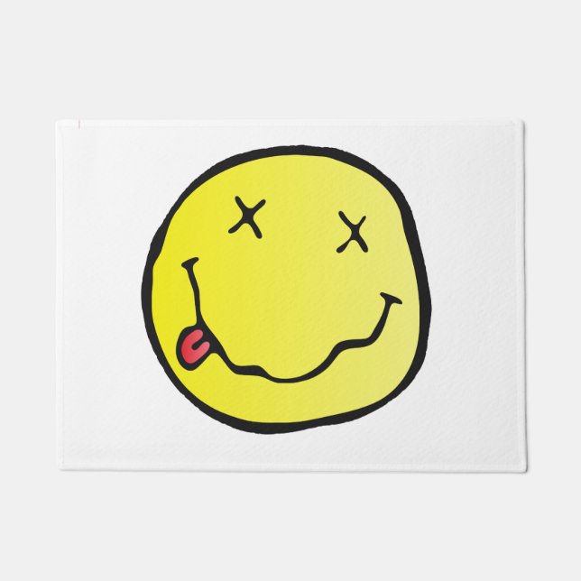 Grunge Emoji Türmatte (Vorderseite)