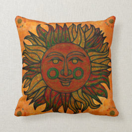 Grunge Ernte New Age Sun Decke Kissen