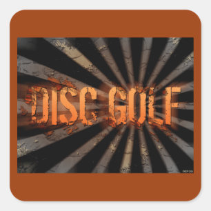 Grunge Explosion Quadratischer Aufkleber