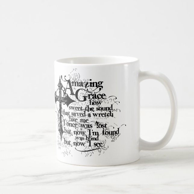 Grunge-fantastische Anmut-Tasse Kaffeetasse (Rechts)