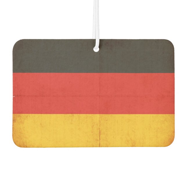 Grunge Flag Deutschland Autolufterfrischer (Vorderseite)