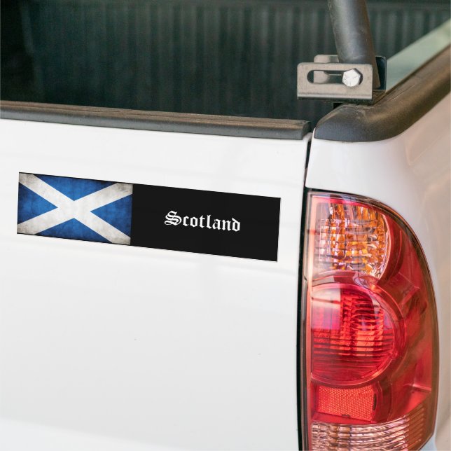 Grunge Flag Schottland Autoaufkleber (Auf Lkw)