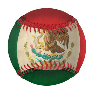 Grunge Flag von Mexiko Baseball