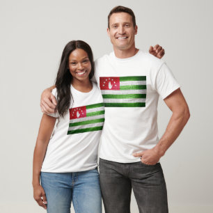 Grunge-Flagge Abchasiens T-Shirt