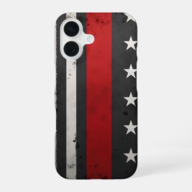 Grunge-Flagge-Design - Case Cover  iPhone 16 Hülle (Rückseite)