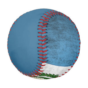Grunge-Flagge Guatemalas Baseball