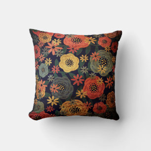 Grunge Floral Kissen